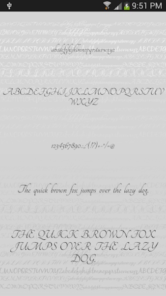 Script Free Font Theme - Preview 1