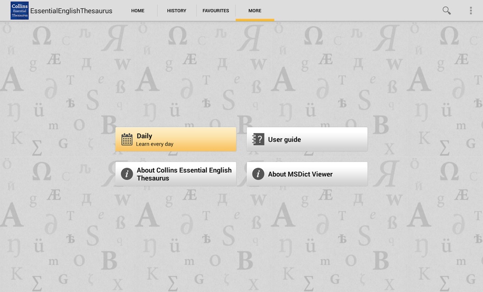 Collins Essential English Thesaurus - Preview 2