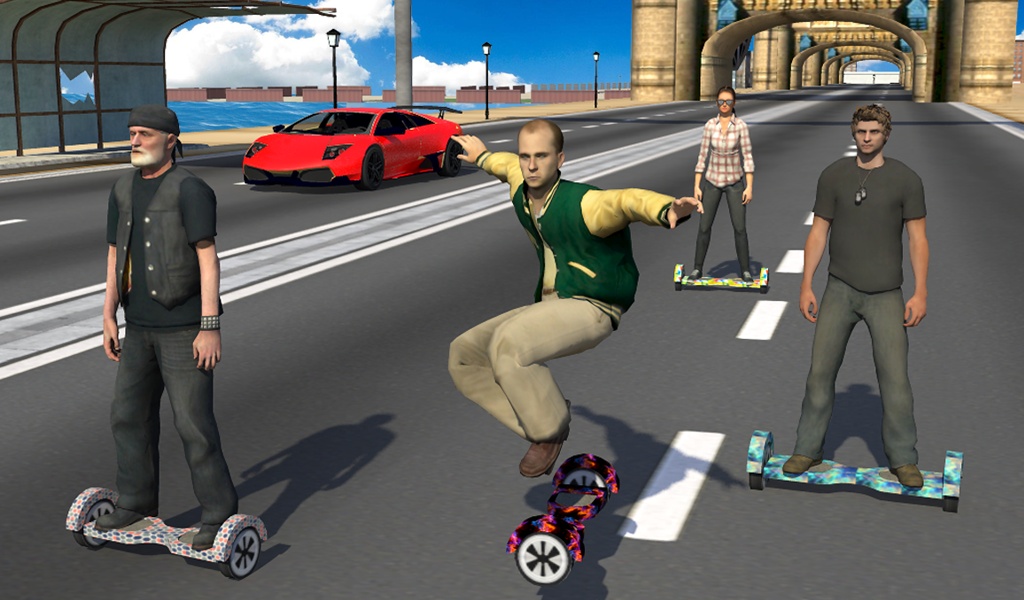 HoverBoard Rider Extreme Race - Preview 4
