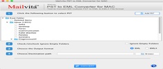 Mailvita PST to EML Converter For Mac Software screenshot 2