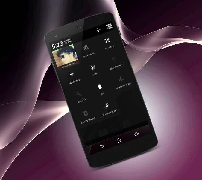 XPERIA Z2 BLACK THEME - Preview 6
