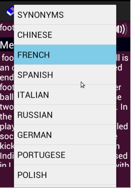 Offline English Dictionary - Preview 1
