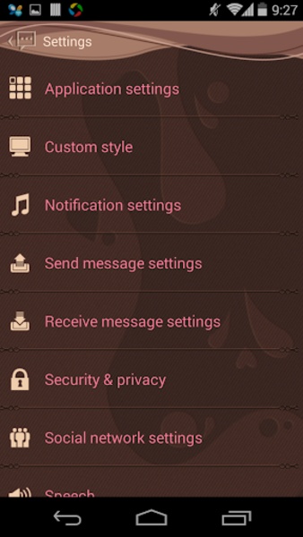 Handcent SMS Skin(Valentine - Preview 5