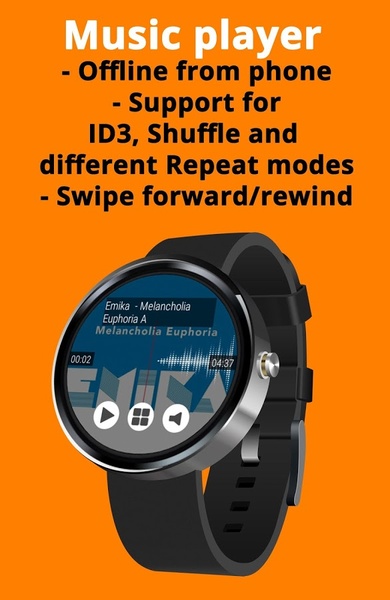 Android wear music online player