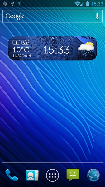 Digital Clock Weather Widget - Preview 3