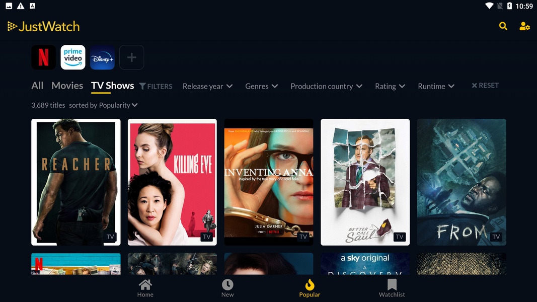 JustWatch - Streaming Guide – Apps no Google Play