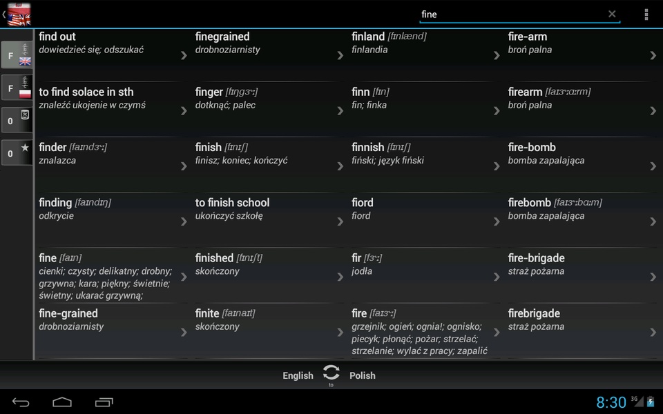Free Eng-Pol Dictionary - Preview 5