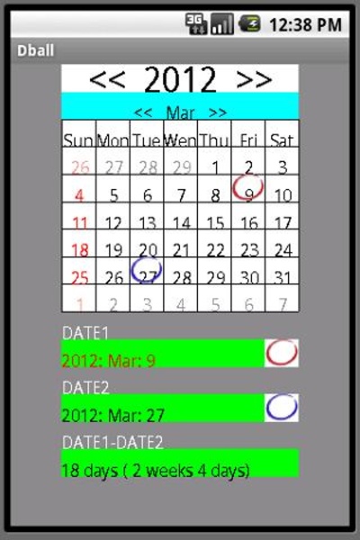 Calc Calendar - Preview 2