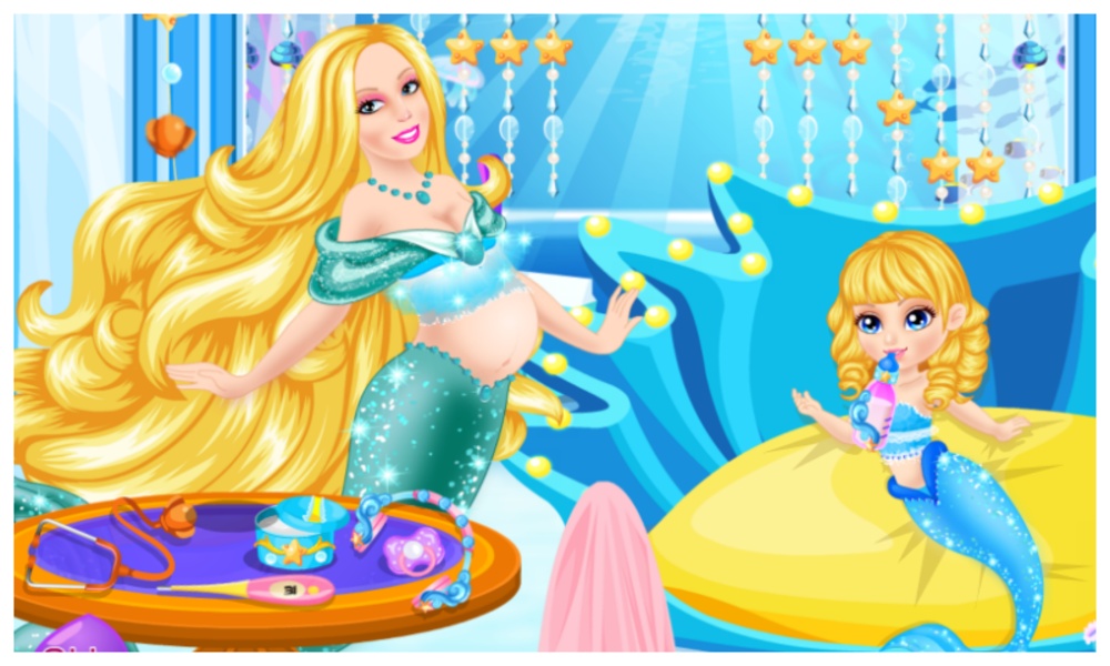 Newborn Ice Mermaid Princess - Preview 1