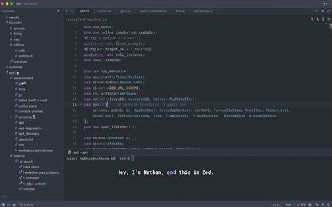 Zed screenshot 2