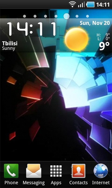 Live Wallpaper: ICS Boot - Preview 3