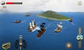 Caribbean Sea Pirate War 3D Ou screenshot 14