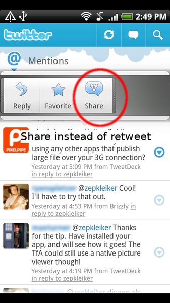ReTweet - Preview 2
