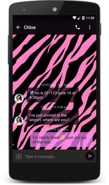 Pink Zebra Theme (chomp) - Preview 2
