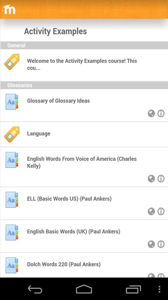Moodle Mobile - Preview 1