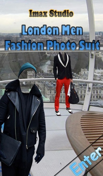 London Men Fashion Photo Suit - Preview 4