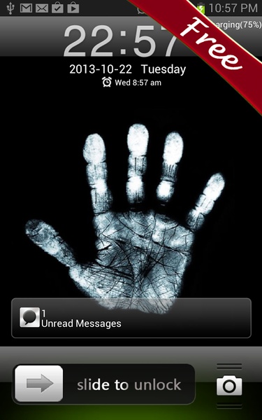 X-Ray Hand Print Go Locker - Preview 7