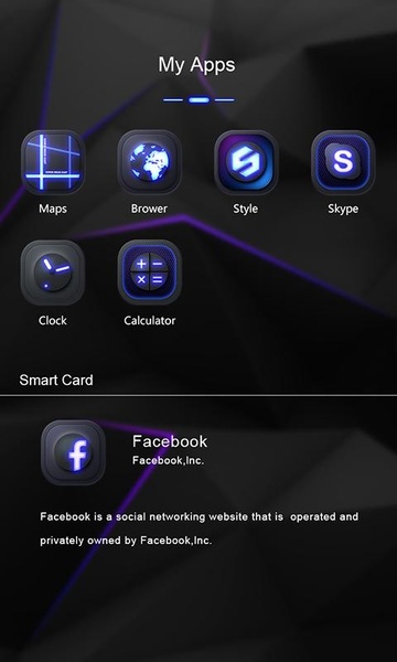 Darkness GOLauncher EX Theme - Preview 3