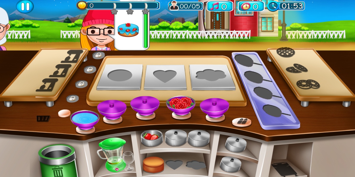 Cake Shop Great Pastries & Waffles Store Game - Preview 9