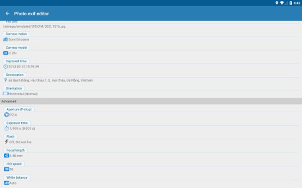 Photo exif editor - Preview 4