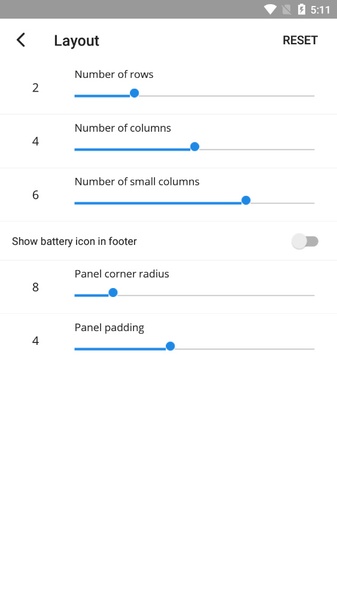 Bottom Quick Settings - Preview 3