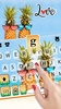 Holiday Pineapples Keyboard Ba screenshot 4