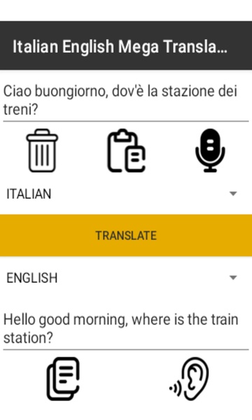 Italian English Mega Translator - Preview 4