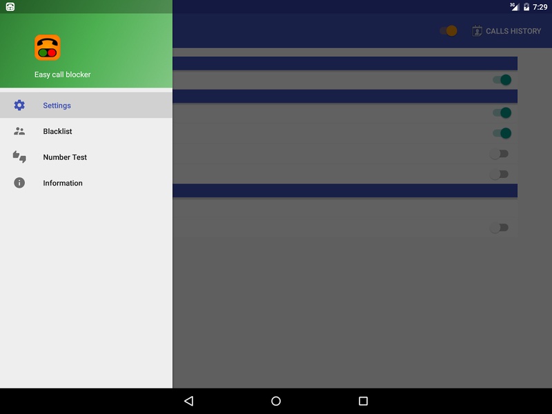 Easy call blocker - Preview 1