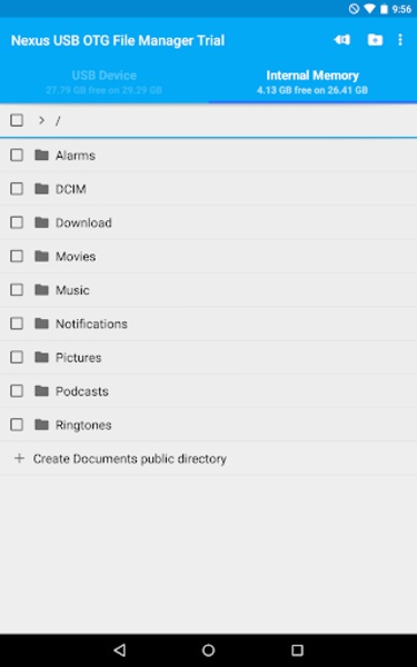 USB OTG File Manager for Nexus Trial - Preview 3