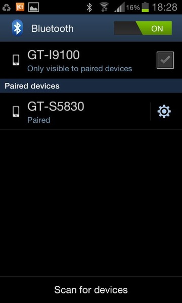 Bluetooth Shortcut - Preview 1