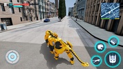 Bus Robot Game, Flying Police screenshot 3