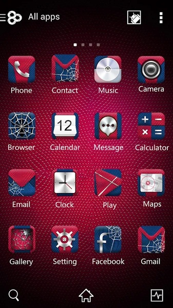Cobweb GOLauncher EX Theme - Preview 2