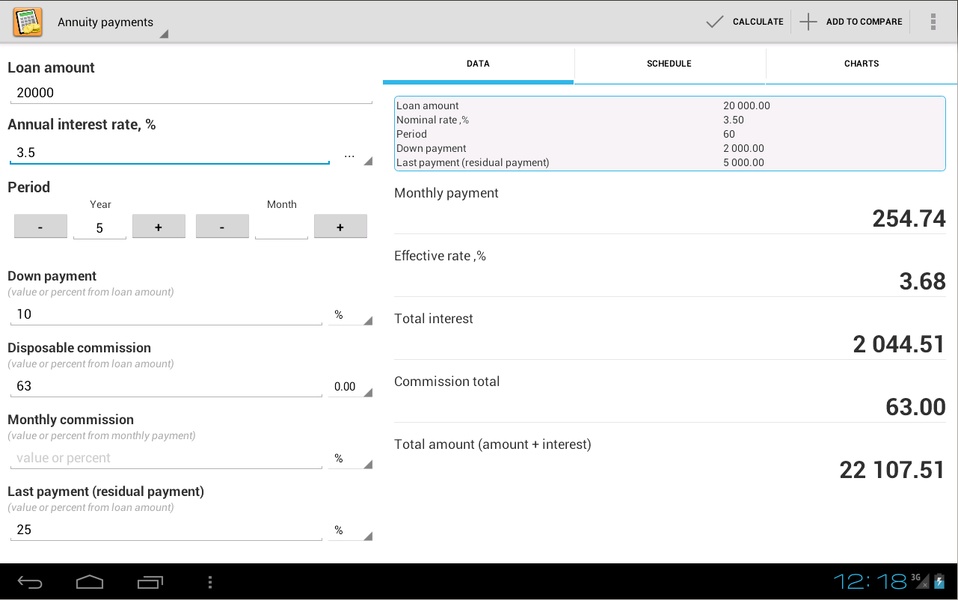 Simple Loan Calculator - Preview 9