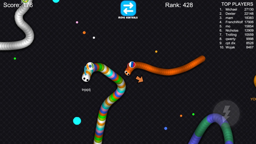 slither.io for Android - Download the APK from Uptodown