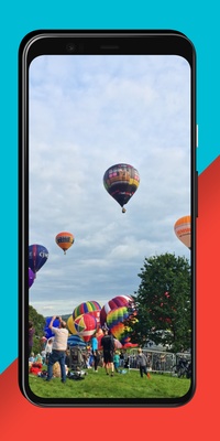 Hot Air Balloon Wallpaper Screenshot