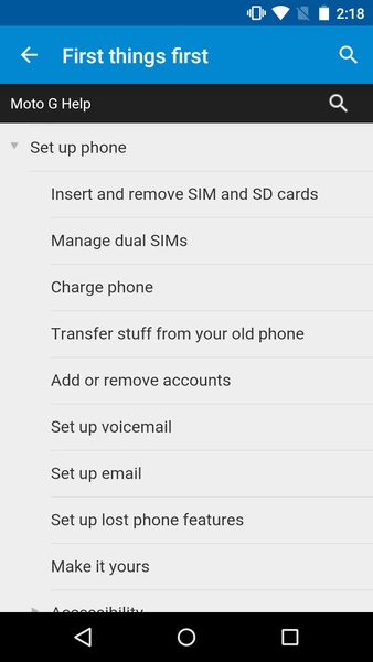 Motorola Help - Preview 4