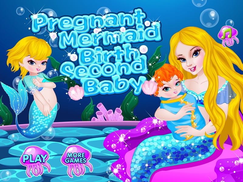 Pregnant Mermaid Birth Second Baby - Preview 9