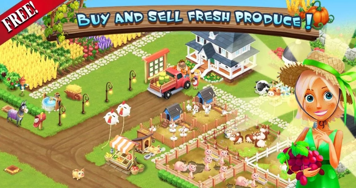 Happy Farming – Jogo de Fazendinha que paga de verdade SEM