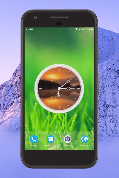 Mist Clock Live Wallpaper - Preview 2
