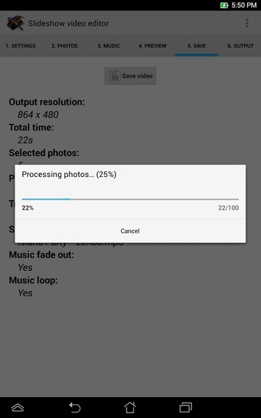 Slideshow video editor - Preview 2
