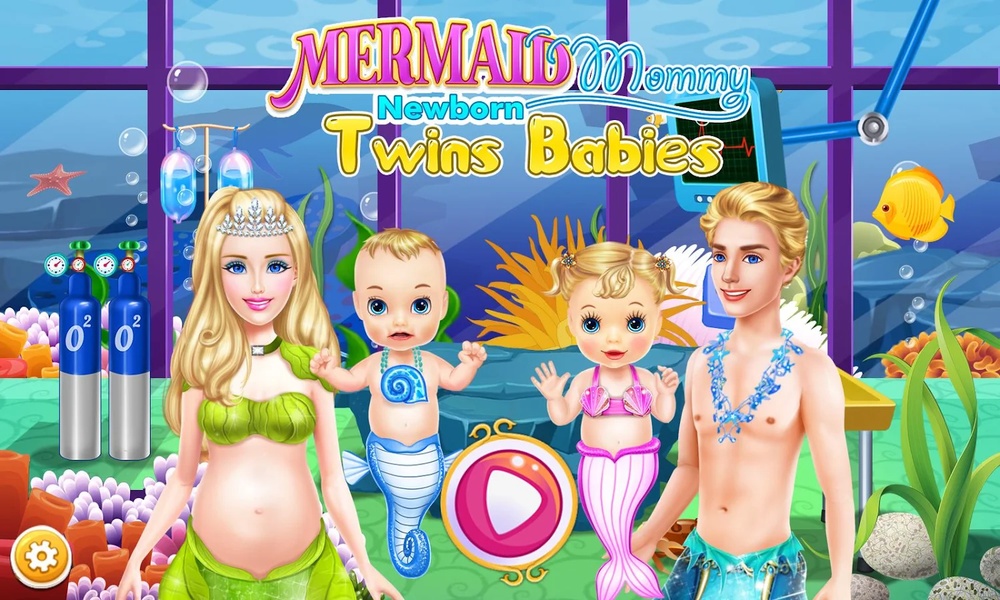 Mermaid Mommy Newborn Twins Babies Care - Preview 9