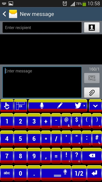 Colombia Keyboard Theme - Preview 6