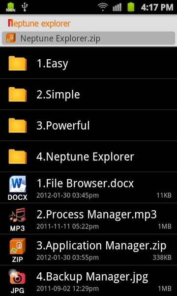 Neptune file explorer - Preview 2