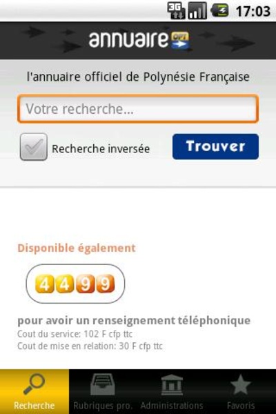 Annuaire OPT - Preview 5