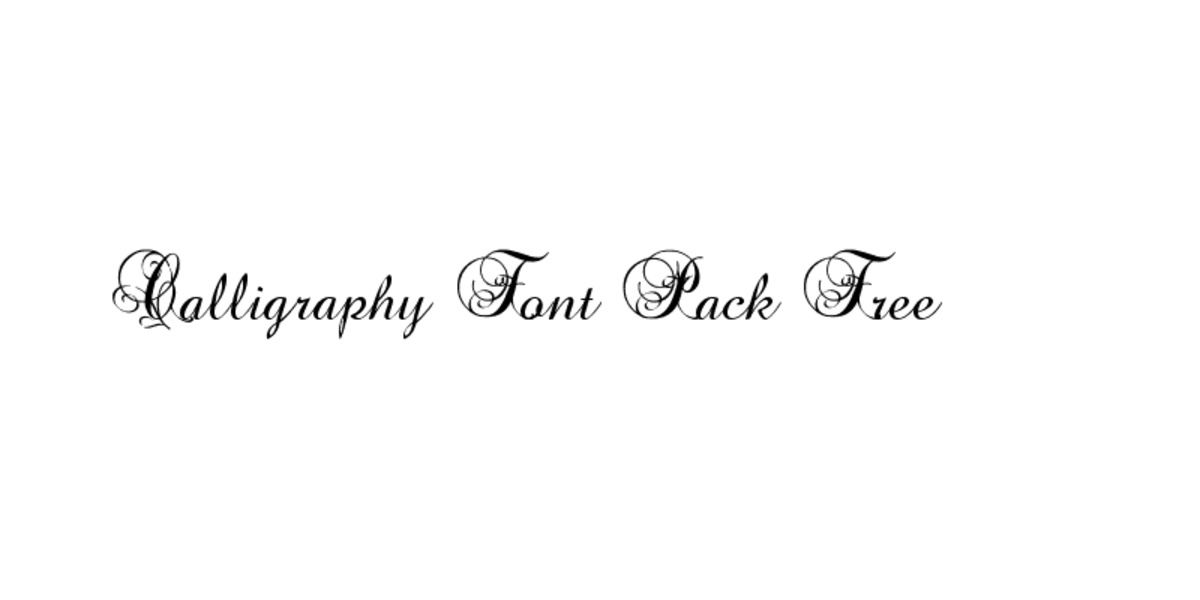 Rooted Calligraphy Font pack - Preview 2