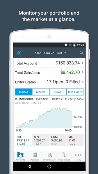 optionsXpress - Preview 5