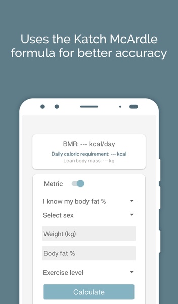 BMR calculator - Preview 2