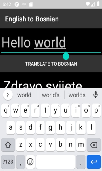 English to Bosnian Translator - Preview 3