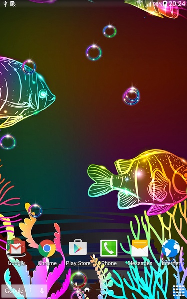 Neon Fish Live Wallpaper - Preview 2