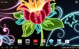 Neon Flowers Live Wallpaper screenshot 1